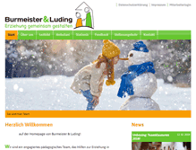 Tablet Screenshot of burmeister-luding.de